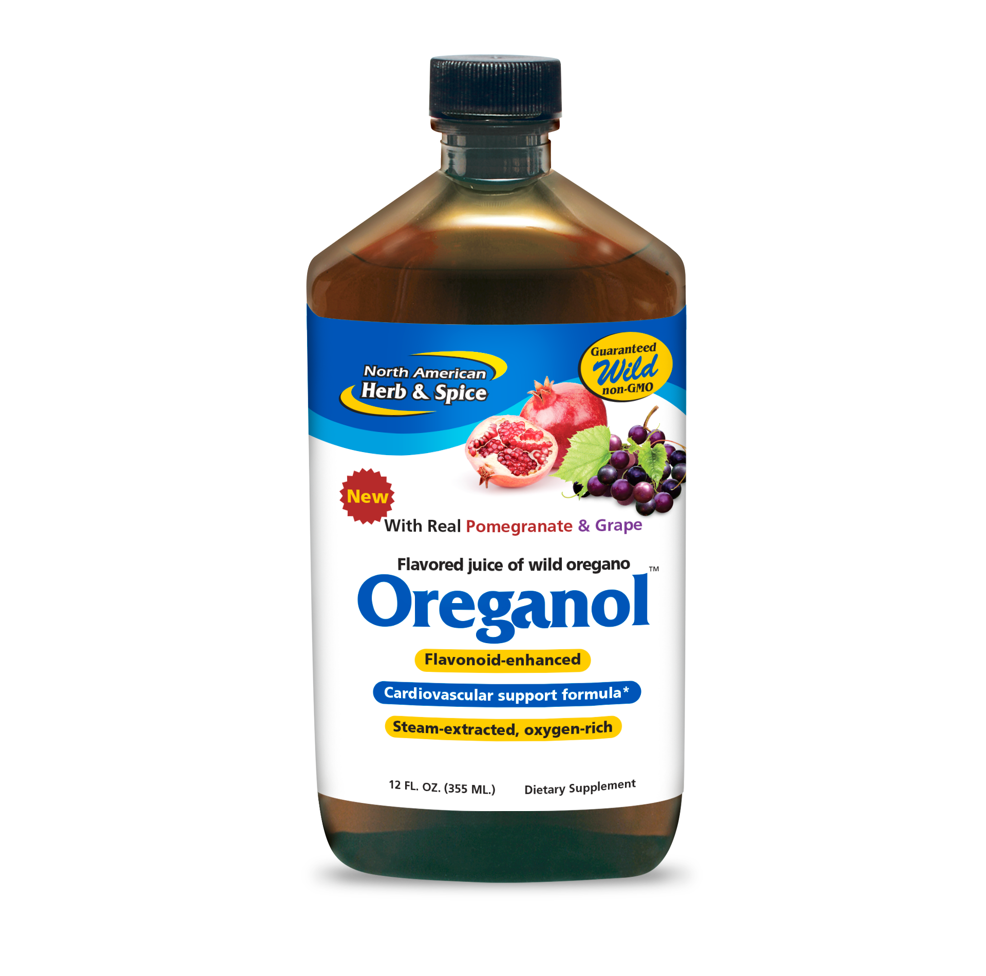 Oreganol P73 Juice, Flavonoid-enhanced Pomegranate & Grape - 12 FL. 